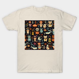 Cats and Masks T-Shirt